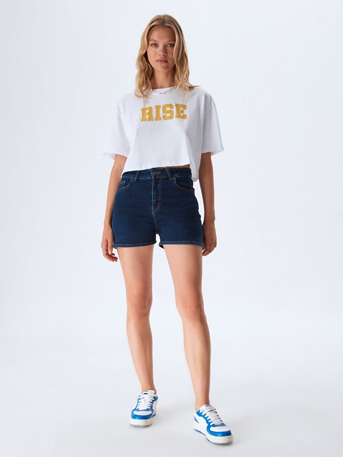LTB Larıss Yüksek Bel Jean Şort. 2 LTB Larıss Yüksek Bel Jean Şort. 2