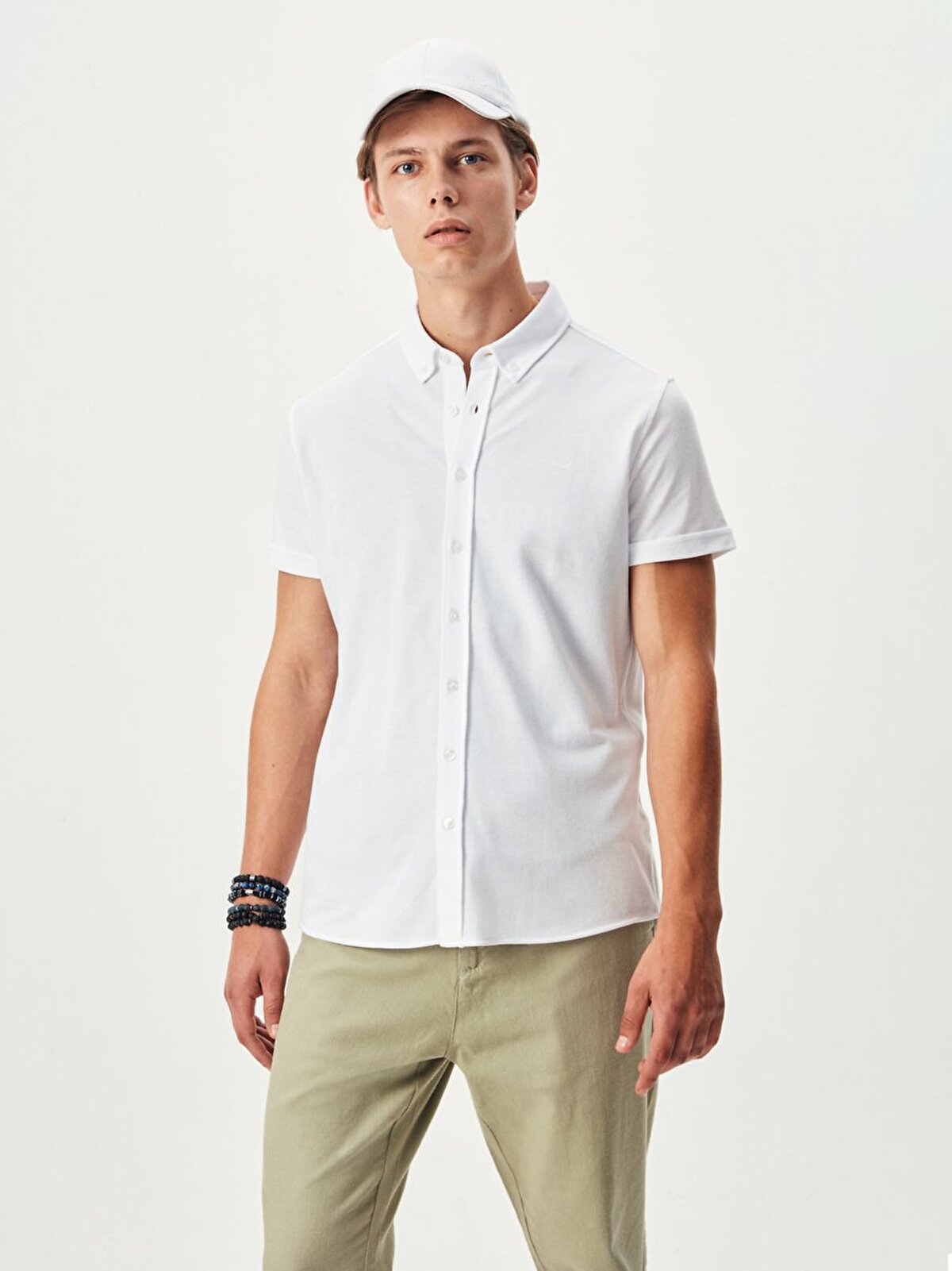 Short Sleeve White | Shirt | MEN · Webshop FR