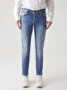 Enrico Mid Waist Jean Trousers