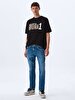 Joshua Dar Paça Düşük Bel Jean Trousers