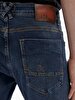 Joshua Dar Paça Düşük Bel Jean Trousers