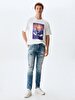 Joshua Dar Paça Düşük Bel Jean Trousers