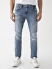 Joshua Dar Paça Düşük Bel Jean Trousers