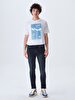 Joshua Low Rise Slim Tapered Leg Low Waist Jean Trousers