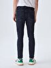 Joshua Low Rise Slim Tapered Leg Low Waist Jean Trousers