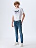 Joshua Dar Paça Düşük Bel Jean Trousers