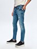 Smarty Dar Paça Orta Bel Jean Trousers