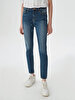Tanya X Dar Paça Orta Bel Jean Trousers