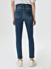 Tanya X Dar Paça Orta Bel Jean Trousers