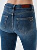 Tanya X Dar Paça Orta Bel Jean Trousers