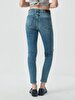 Tanya X Tapered Leg Mid Waist Jean Trousers