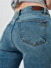 Tanya X Tapered Leg Mid Waist Jean Trousers