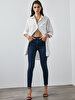 Tanya X Tapered Leg Mid Waist Jean Trousers