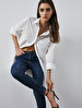 Tanya X Tapered Leg Mid Waist Jean Trousers