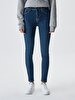 Tanya X Tapered Leg Mid Waist Jean Trousers