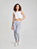 Tanya X Tapered Leg Mid Waist Jean Trousers