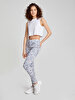 Tanya X Tapered Leg Mid Waist Jean Trousers