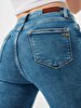 Tanya X Tapered Leg Mid Waist Jean Trousers