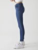 Tanya X Dar Paça Orta Bel Jean Trousers