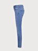 Tanya X Dar Paça Orta Bel Jean Trousers
