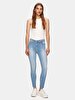 Tanya X Dar Paça Orta Bel Jean Trousers