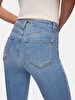 Tanya X Dar Paça Orta Bel Jean Trousers