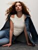 Tanya X Dar Paça Orta Bel Jean Trousers