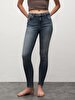 Tanya X Dar Paça Orta Bel Jean Trousers