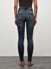 Tanya X Dar Paça Orta Bel Jean Trousers