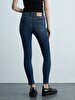 Tanya X Tapered Leg Mid Waist Jean Trousers