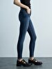 Tanya X Tapered Leg Mid Waist Jean Trousers