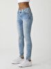 Lonia Mid Rise Orta Bel Jean Trousers
