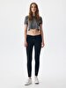 Lonia Mid Rise Orta Bel Jean Trousers