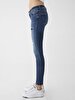 Lonia Mid Rise Orta Bel Jean Trousers