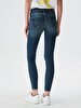 Lonia Mid Rise Orta Bel Jean Trousers