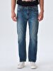 Paul X Straight Leg Mid Waist Jean Trousers