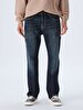 Paul X Düz Paça Orta Bel Jean Trousers