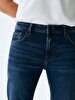 Paul X Straight Leg Mid Waist Jean Trousers