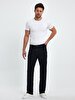 Paul X Düz Paça Orta Bel Jean Trousers