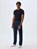 Paul X Düz Paça Orta Bel Jean Trousers