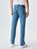 Paul X Düz Paça Orta Bel Jean Trousers