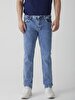 Paul X Düz Paça Orta Bel Jean Trousers