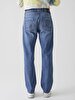 Paul X Düz Paça Orta Bel Jean Trousers