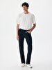 Paul X Düz Paça Orta Bel Jean Trousers