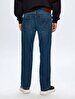 Paul X Düz Paça Orta Bel Jean Trousers