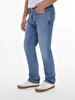 Paul X Düz Paça Orta Bel Jean Trousers