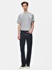 Paul X Düz Paça Orta Bel Jean Trousers