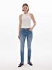 Aspen Y Tapered Leg Mid Waist Jean Trousers