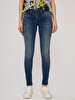 Julita X Tapered Leg Low Waist Jean Trousers