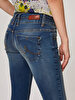 Julita X Tapered Leg Low Waist Jean Trousers